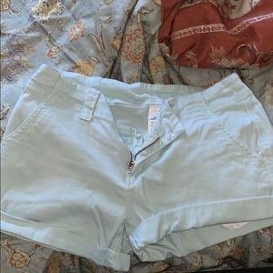 Light blue shorts